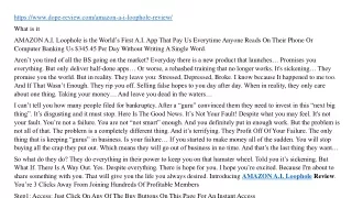 https www dope review com amazon a i loophole