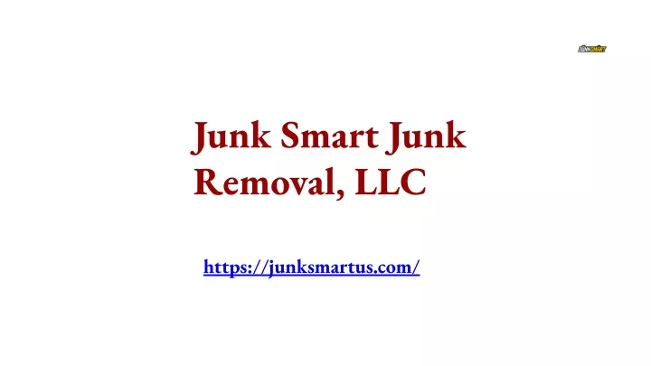 junk smart junk removal llc