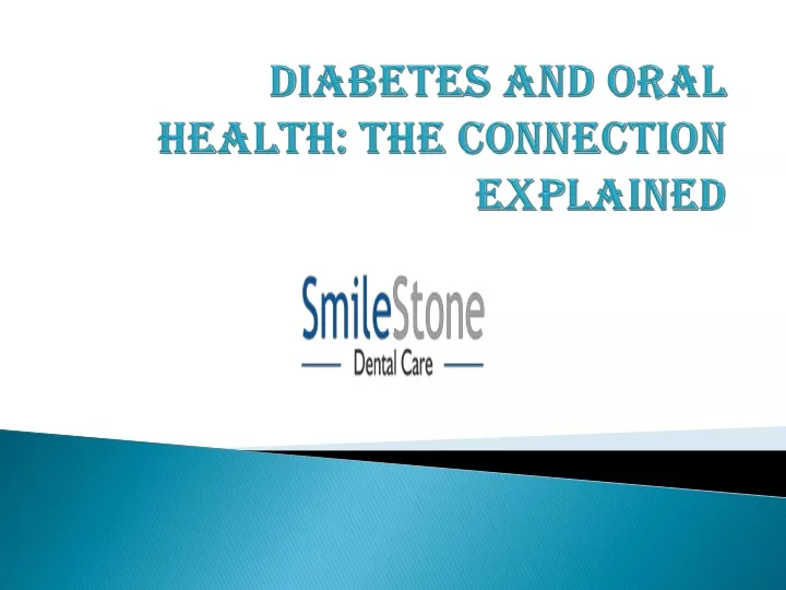 diabetes and oral health the connection explained
