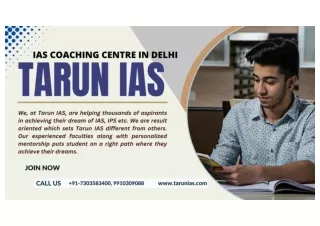 IAS Coaching Centre In Delhi