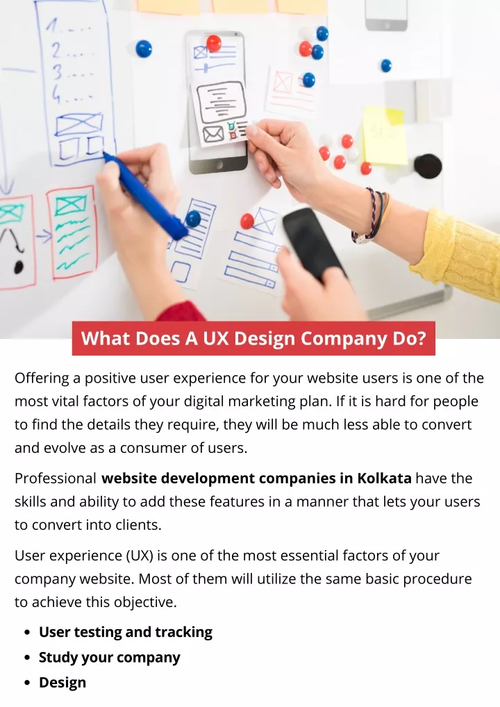 what does a ux design company do