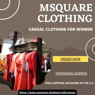 Casual clothing for women - Msquare by Neetu Malik