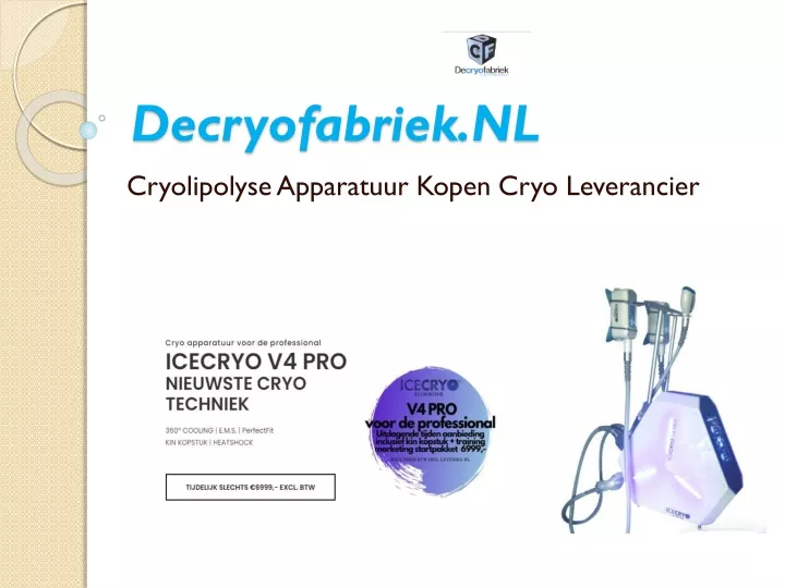 decryofabriek nl