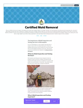 The Importance of Mold Inspection and Testing Services in Minneapolis