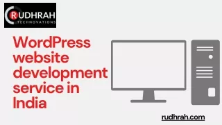 WordPress website development service in India