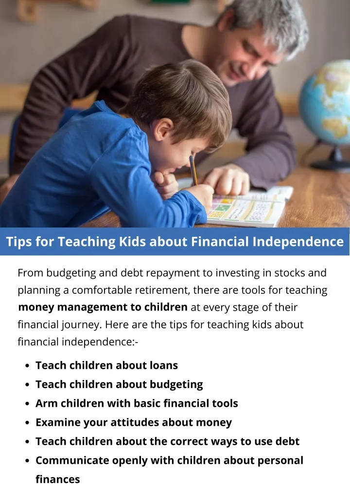 tips for teaching kids about financial