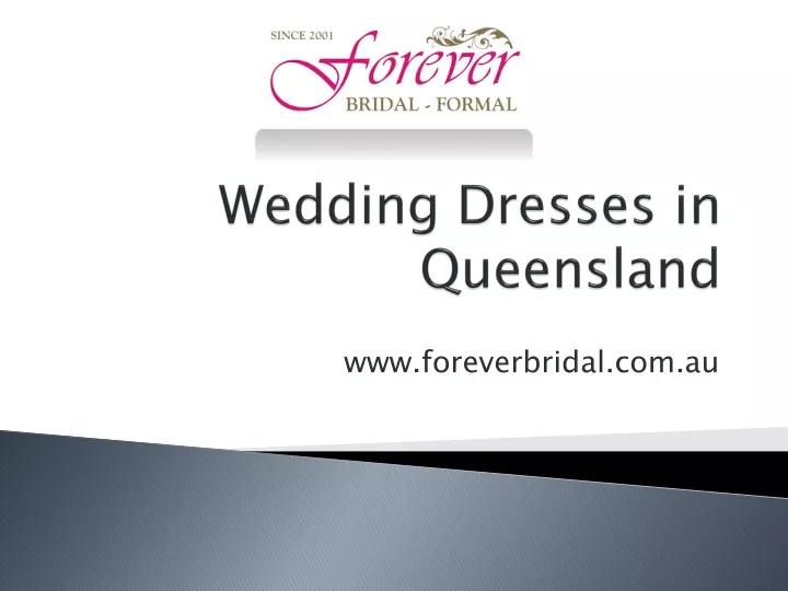 wedding dresses in queensland