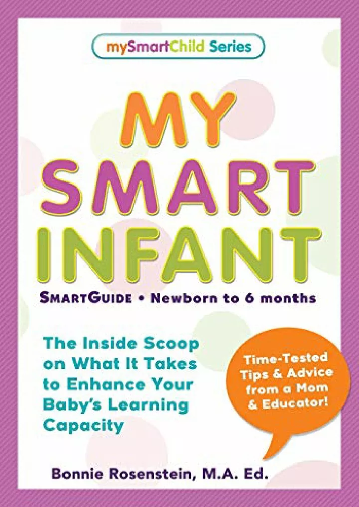 PPT - free ^read [pdf] My Smart Infant: SmartGuide—Newborn to 6 months ...