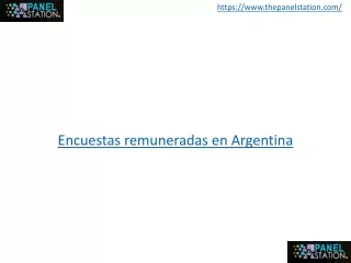 Encuestas remuneradas en Argentina | Participe en encuestas remuneradas
