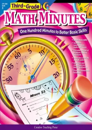 >> DOWNLOAD >> Creative Teaching Press Math Minutes Book, Grade 3 (One Hund