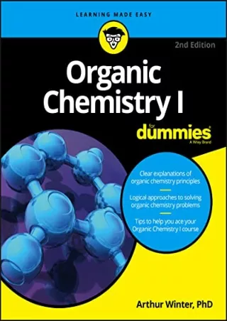 >> DOWNLOAD >> Organic Chemistry I For Dummies (For Dummies (Math & Science