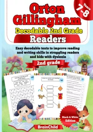 READ (PDF) Orton Gillingham Decodable 2nd Grade Readers . Easy decodable te