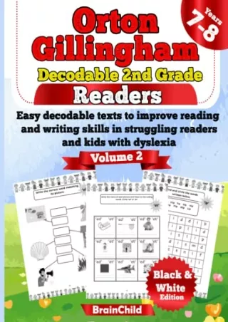READ (EBOOK) Orton Gillingham Decodable 2nd Grade Readers . Easy decodable