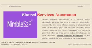 Shared Services Automaton - Nimbles2p