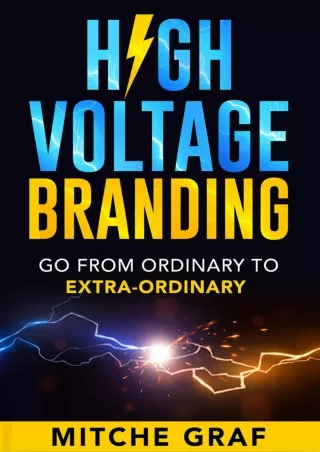 epub download HIGH VOLTAGE BRANDING: Go From Ordinary To 'Extra-Ordinary'