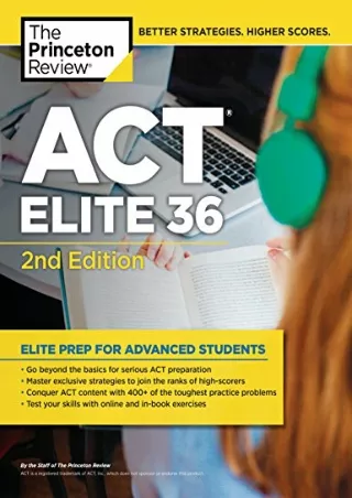 [ebook] download ACT Elite 36, 2nd Edition (College Test Preparation)