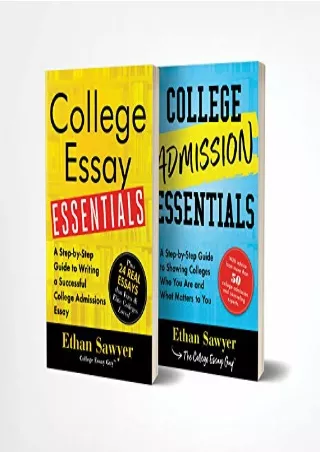 download College Admission and Essay Essentials Book Set: College Application Re