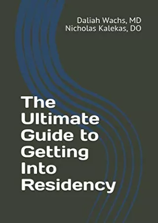 [ebook] download The Ultimate Guide to Getting Into Residency