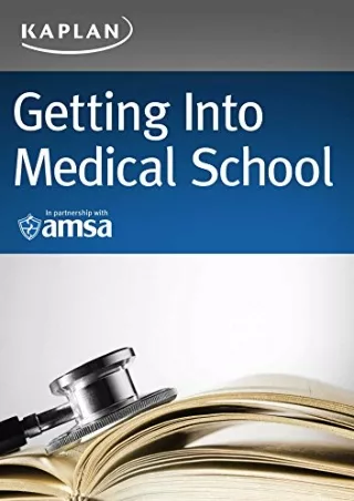download Getting Into Medical School (Kaplan Test Prep)