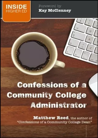 download Confessions of a Community College Administrator