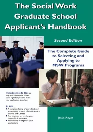 epub download The Social Work Graduate School Applicant's Handbook: The Complete
