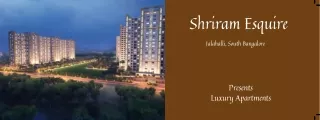 Shriram Esquire Jalahalli  Bangalore -E-Brochure
