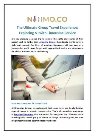 the ultimate group travel experience exploring