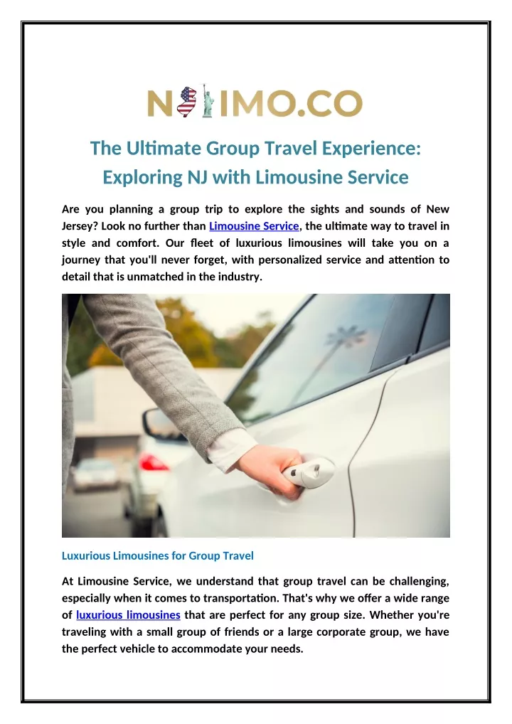 the ultimate group travel experience exploring