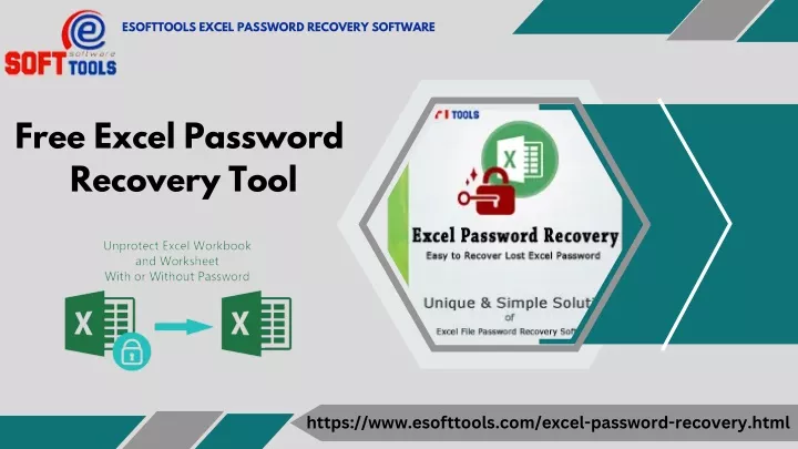 esofttools excel password recovery software
