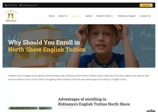 Find Quality After School English Tutors in the North Shore