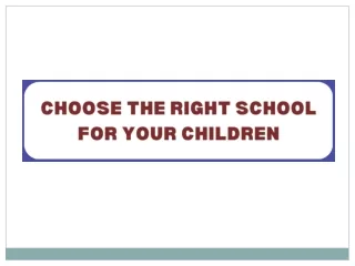 Choose the Right School for your Children - DPS Gurugram