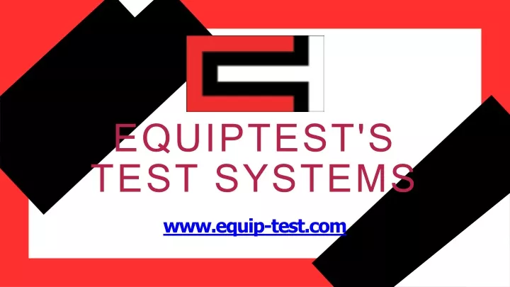 equiptest s test systems