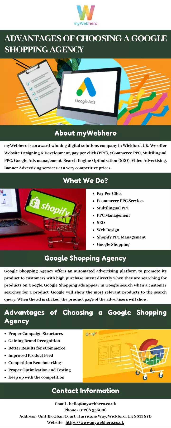 advantages of choosing a google shopping agency