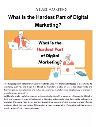 What is the Hardest Part of Digital Marketing?