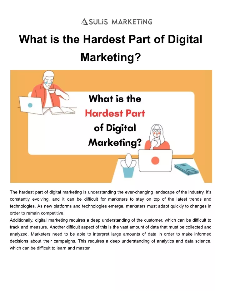 what is the hardest part of digital marketing