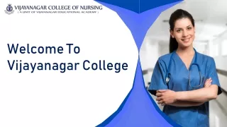The Leading Nursing Colleges in Bangalore