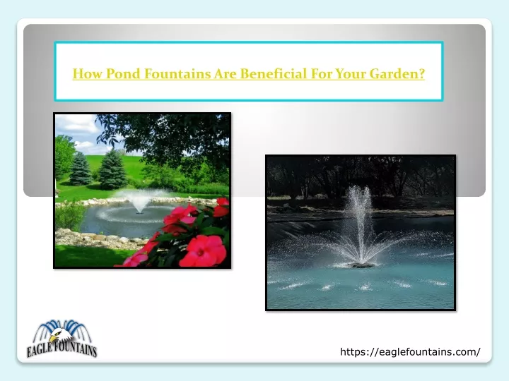 how pond fountains are beneficial for your garden