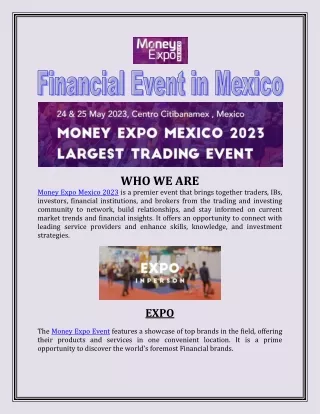 Financial Event in Mexico