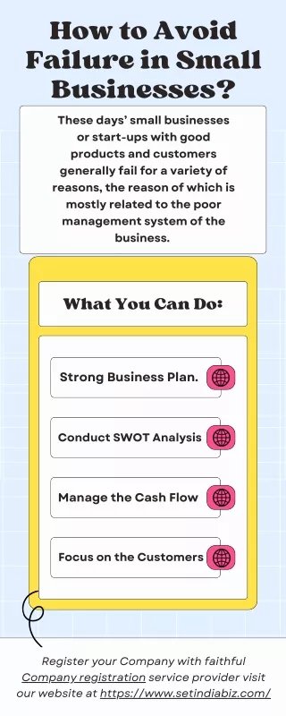 how to avoid failure in small businesses