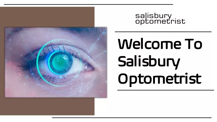 welcome to salisbury optometrist