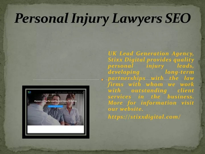 personal injury lawyers seo