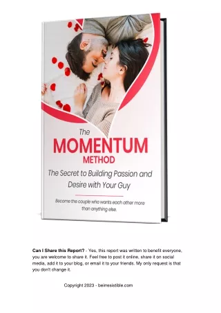 Momentum Method - 12 words that trigger a man’s love response