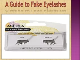 A Guide to Fake Eyelashes