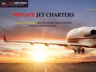 Private Jet Charter Switzerland