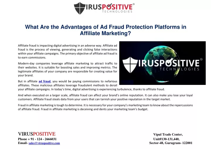 what are the advantages of ad fraud protection