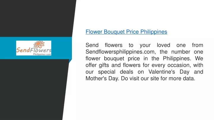 flower bouquet price philippines send flowers