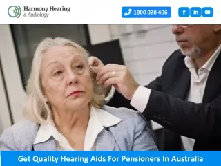 Get Quality Hearing Aids For Pensioners In Australia