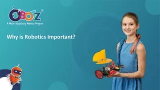 why is robotics important