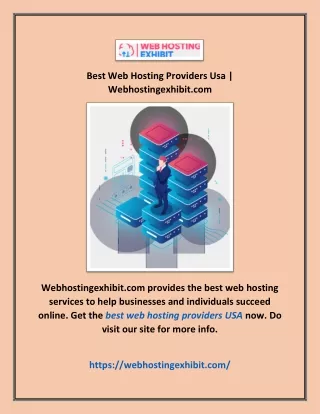 Best Web Hosting Providers Usa | Webhostingexhibit.com