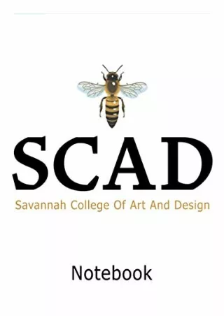 DOWNLOAD/PDF  SCAD: Savannah College Of Art And Design Notebook